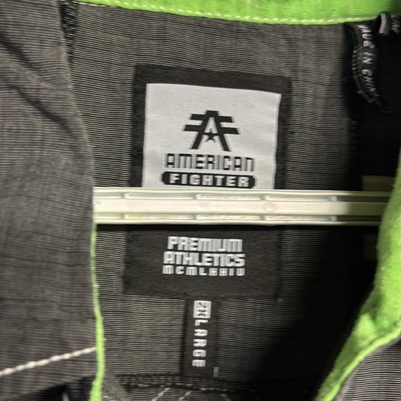 American Fighter Men’s Long Sleeve Button Down Shirt Western Style Size XXL - Picture 2 of 8